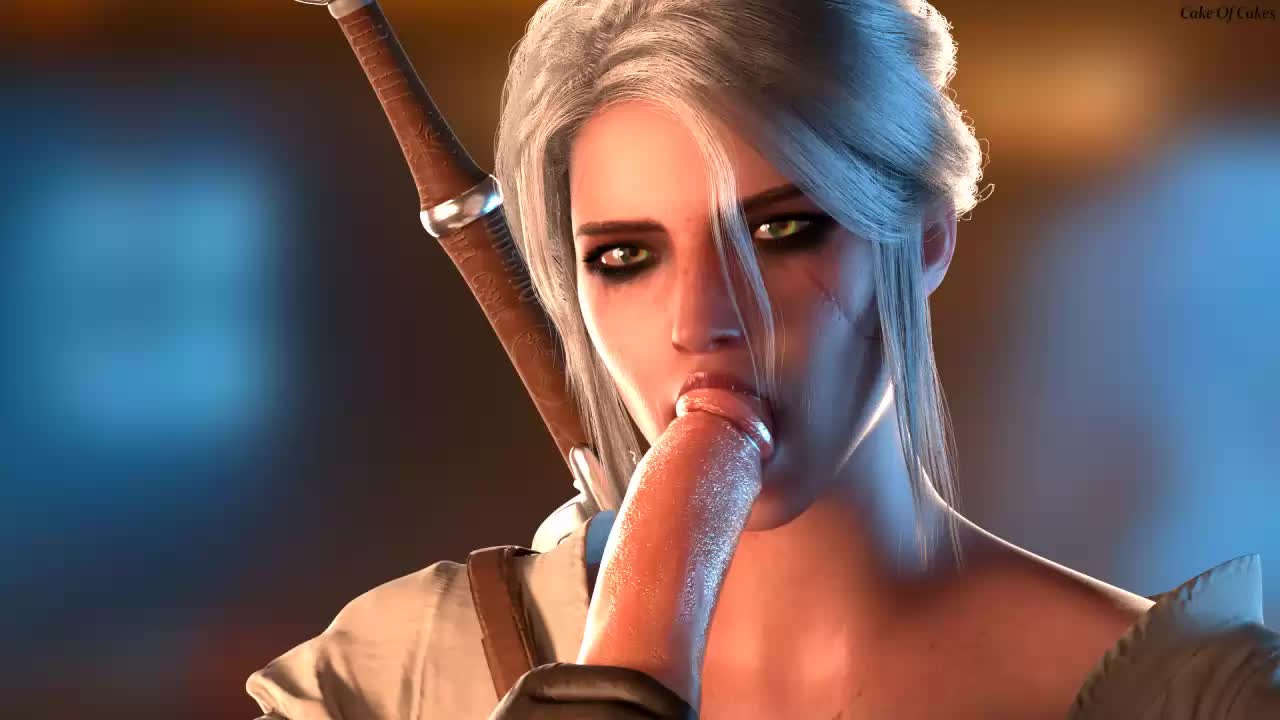 3D Animated Blender Ciri The_Witcher The_Witcher_3:_Wild_Hunt cakeofcakes // 1280x720 // 1.4MB // webm