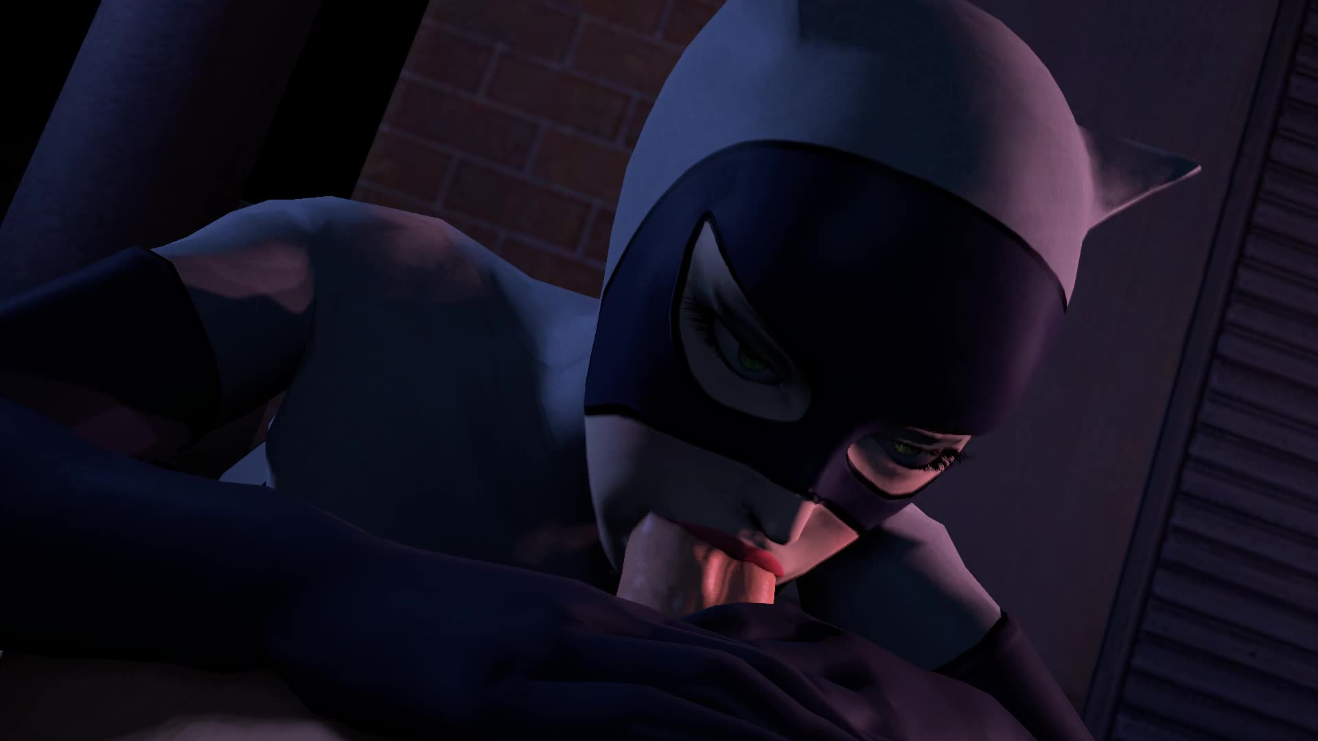 3D Animated Batman_(Series) Catwoman DC_Comics Source_Filmmaker wampasfm // 1920x1080 // 3.2MB // webm