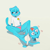 Gumball_Watterson Nicole_Watterson The_Amazing_World_of_Gumball Torionion // 1200x1200 // 92.7KB // jpg