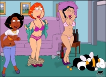 Bonnie_Swanson Brian_Griffin Donna_Tubbs-Brown Family_Guy Lois_Griffin The_Cleveland_Show // 1600x1159 // 275.7KB // jpg