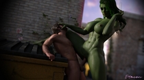 3D Marvel_Comics Otacon_(Artist) She-Hulk_(Jennifer_Walters) // 3840x2160 // 541.1KB // jpg