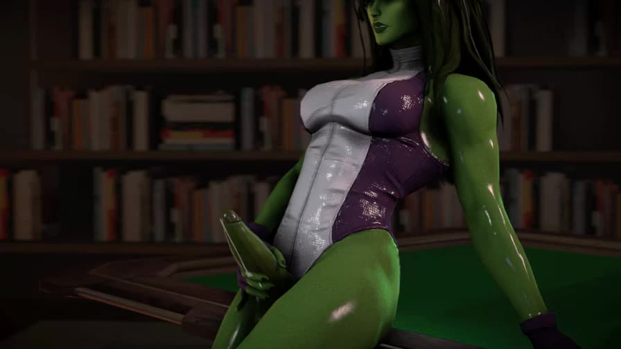 3D Animated Avengers Marvel_Comics She-Hulk_(Jennifer_Walters) Source_Filmmaker redmoa // 896x504 // 133.3KB // webm