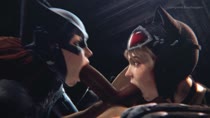 3D Animated Batgirl Batman_(Series) Catwoman DC_Comics Source_Filmmaker bayernsfm // 1920x1080 // 5.3MB // mp4