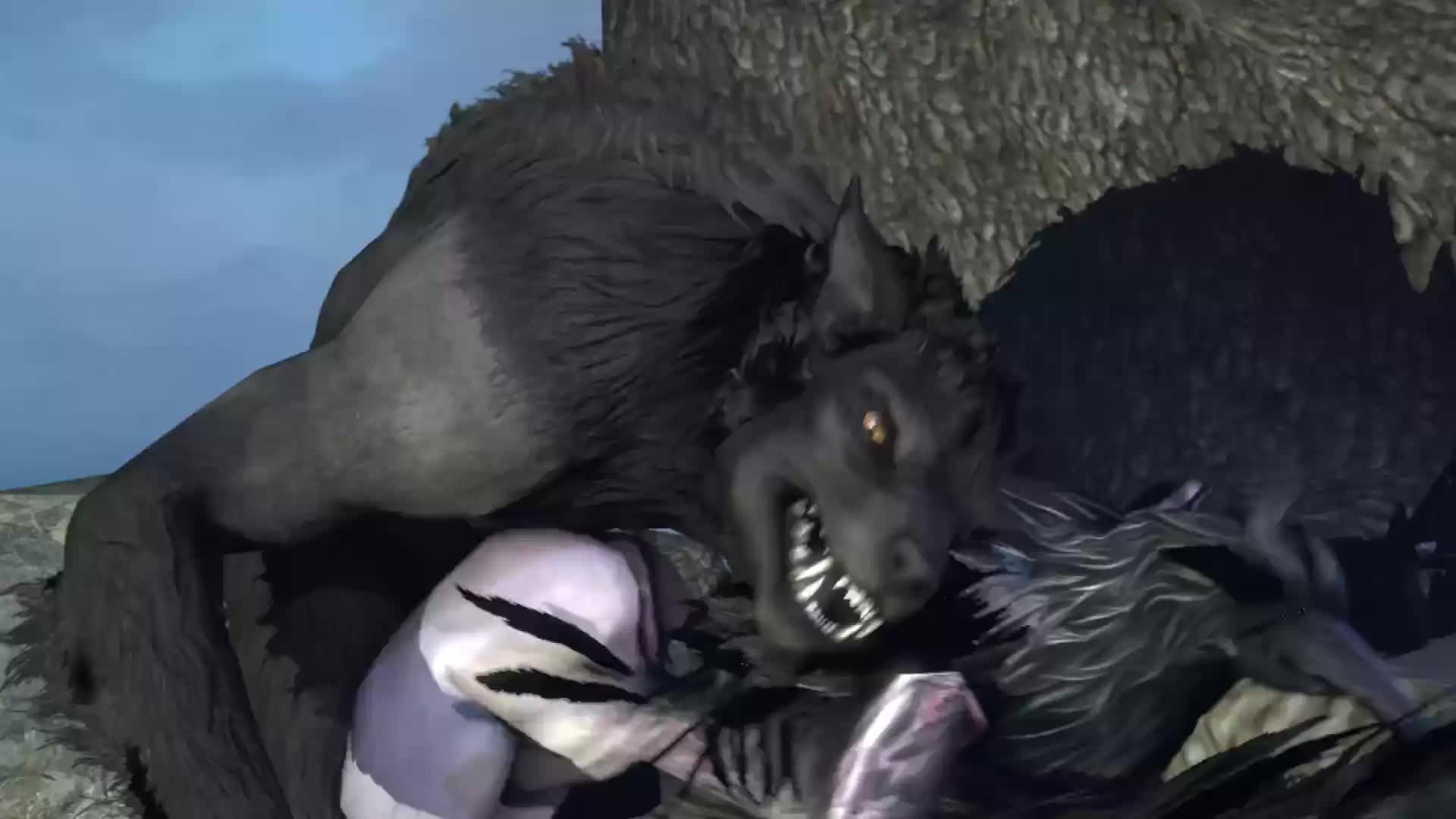 3D Animated Dark_Souls Source_Filmmaker Weaponsmith_Ornifex WereGarurumon Werewolf twitchyanimation // 1920x1080 // 1.7MB // webm