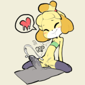 Animal_Crossing Isabelle // 1050x1050 // 354.2KB // png