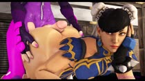 3D Animated Chun-Li Dentol Juri_Han Source_Filmmaker Street_Fighter // 1280x720 // 773.5KB // webm