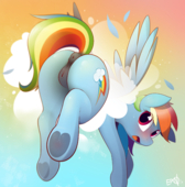 B-EPON My_Little_Pony_Friendship_Is_Magic Rainbow_Dash // 3760x3806 // 5.3MB // png