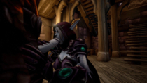 Animated Deathwing Sylvanas_Windrunner World_of_Warcraft // 854x480 // 9.4MB // gif