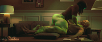 3D Animated Blender Marvel_Comics She-Hulk_(Jennifer_Walters) creamtau // 1280x536, 42.8s // 24.5MB // webm