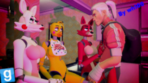 Five_Nights_at_Freddy's Five_Nights_at_Freddy's_2 Foxy_(Five_Nights_at_Freddy's) Mangle_(Five_Nights_at_Freddy's) Model_Release Toy_Chica_(Five_Nights_at_Freddy's) // 1366x768 // 1.7MB // png