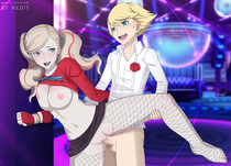 Ann_Takamaki Crossover Hedit Persona_4 Persona_5 Teddie // 1417x1017 // 833.7KB // jpg