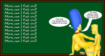Bart_Simpson Marge_Simpson The_Simpsons michaljbscott // 657x352 // 172.3KB // jpg