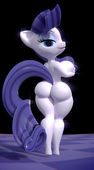 3D Blender My_Little_Pony_Friendship_Is_Magic Rarity // 664x1200 // 858.4KB // png