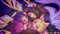 Ahri Akali Evelynn KDA Kai'Sa League_of_Legends // 800x450 // 190.5KB // jpg