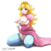 Princess_Peach Super_Mario_Bros er1cdonovan // 1530x1530 // 976.8KB // png