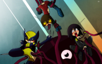 Batgirl Cassandra_Cain Marvel_Comics Spider-Man_(Series) Wolverine X-23 // 1364x860 // 4.5MB // png