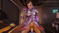 3D Blender Overwatch Sombra attanius // 1920x1080 // 2.4MB // png