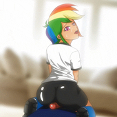 Animated Fantasyblade My_Little_Pony_Friendship_Is_Magic Rainbow_Dash // 400x400 // 998.9KB // gif