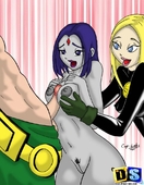 DC_Comics Drawn-Sex Raven Robin Teen_Titans Terra Ujinko // 774x1000 // 97.2KB // jpg