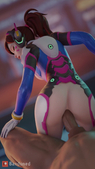 3D Animated Bandoned D.Va Overwatch // 1080x1920, 4.3s // 1.8MB // mp4