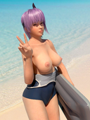 3D Ayane_(Dead_or_Alive) Dead_or_Alive radianteld // 3000x4000 // 7.7MB // png