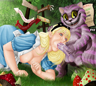 Alice_Liddell Alice_in_Wonderland Cheshire_Cat Disney_(series) EnchantedHentai // 1280x1146 // 610.5KB // jpg