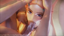 3D Animated Blender NSFWMegaera Princess_Zelda Sound The_Legend_of_Zelda // 1280x720 // 1.2MB // mp4