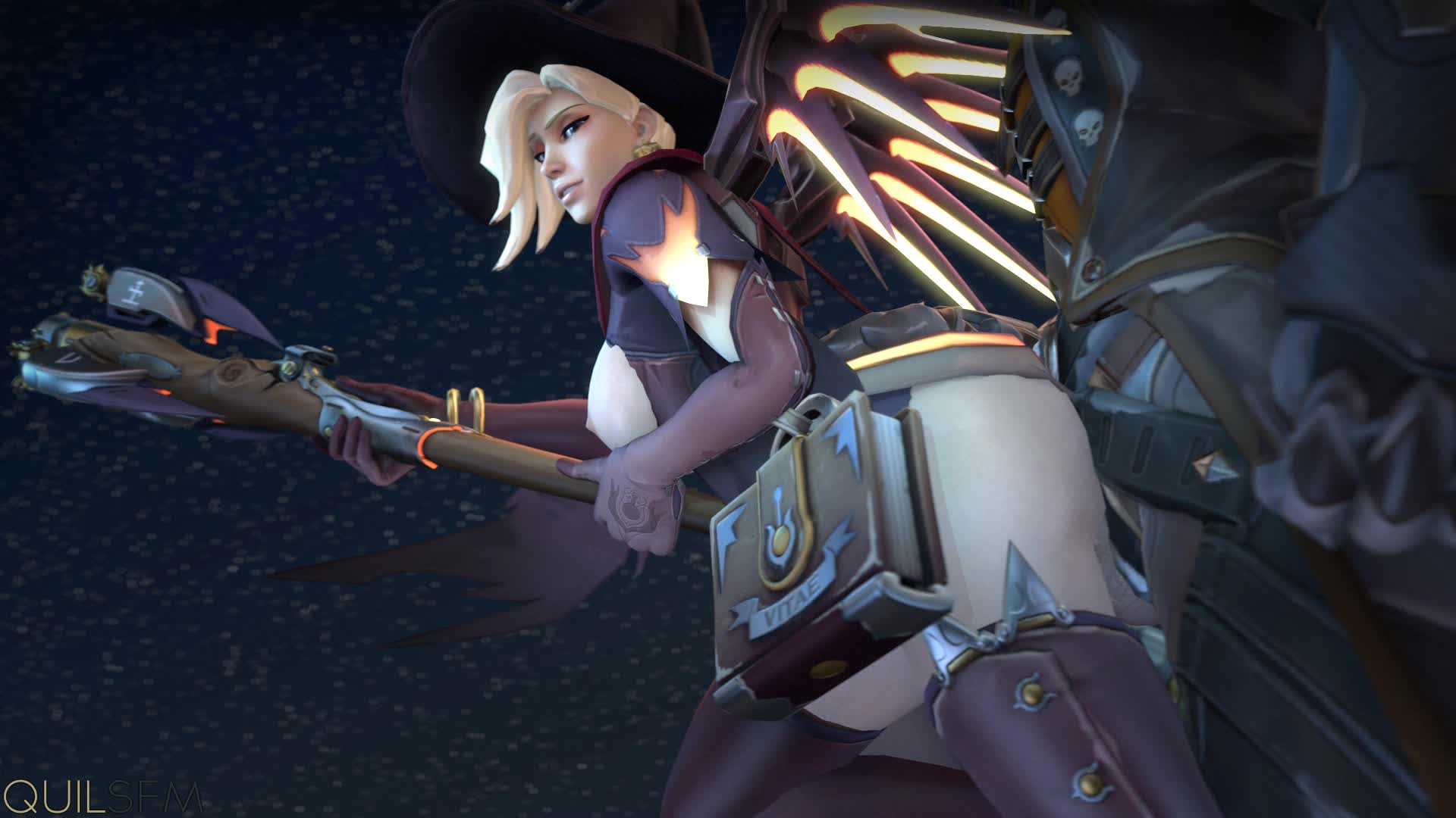 3D Animated Mercy Overwatch Source_Filmmaker quilsfm reaper // 1920x1080 // 3.4MB // webm