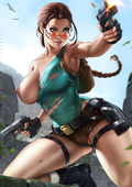 Lara_Croft Tomb_Raider dandonfuga // 3508x4961 // 1.1MB // jpg