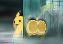 Necromalock Pikachu Pikachu_(Pokémon) Pokemon // 1156x816 // 408.6KB // jpg