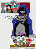 Beast_Boy Cyborg_(Character) DC_Comics Raven Robin Starfire Teen_Titans kandlin // 650x879 // 363.8KB // jpg