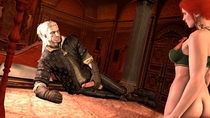 3D Geralt_of_Rivia Source_Filmmaker The_Witcher Triss_Merigold ginkasu // 1920x1080 // 1.6MB // jpg