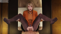 3D Animated Ashley_Graham Blender Resident_Evil_4_Remake SaveAss Sound // 1280x720, 10s // 1.5MB // mp4