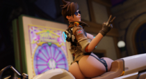 3D Naras Overwatch Tracer // 4000x2148 // 4.8MB // png
