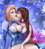 Disney_(series) Elsa_the_Snow_Queen Frozen_(film) Princess_Anna prywinko // 903x1000 // 1.3MB // jpg
