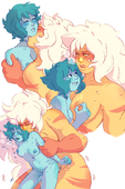 Jasper_(Steven_Universe) Lapis_Lazuli Steven_Universe aanabi // 800x1200 // 569.1KB // png