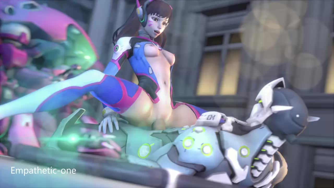 3D Animated D.Va Genji Overwatch Source_Filmmaker empathetic-one // 1280x720 // 137.1KB // webm