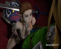 3D Animated Beowulf1117 Link Princess_Zelda Source_Filmmaker The_Legend_of_Zelda // 1280x720 // 645.5KB // webm