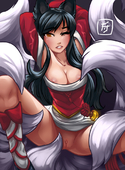 Ahri DragonFU League_of_Legends // 734x1000 // 461.2KB // jpg