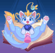 Animated League_of_Legends Yuumi camotli // 1096x1046 // 2.9MB // gif