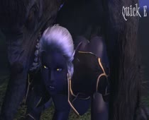 3D Animated Dark_Elf Nualia Quick_E Source_Filmmaker The_Elder_Scrolls_V:_Skyrim Werewolf // 1280x720 // 323.6KB // webm