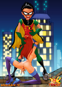 DC_Comics Robin Starfire Teen_Titans XL-TOONS.COM // 700x986 // 386.6KB // jpg