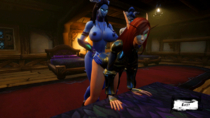 Animated Blood_Elf Draenei World_of_Warcraft // 854x480 // 7.5MB // gif