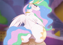 Animated My_Little_Pony_Friendship_Is_Magic Princess_Celestia Sound legendanger phyll // 1544x1100 // 7.2MB // webm