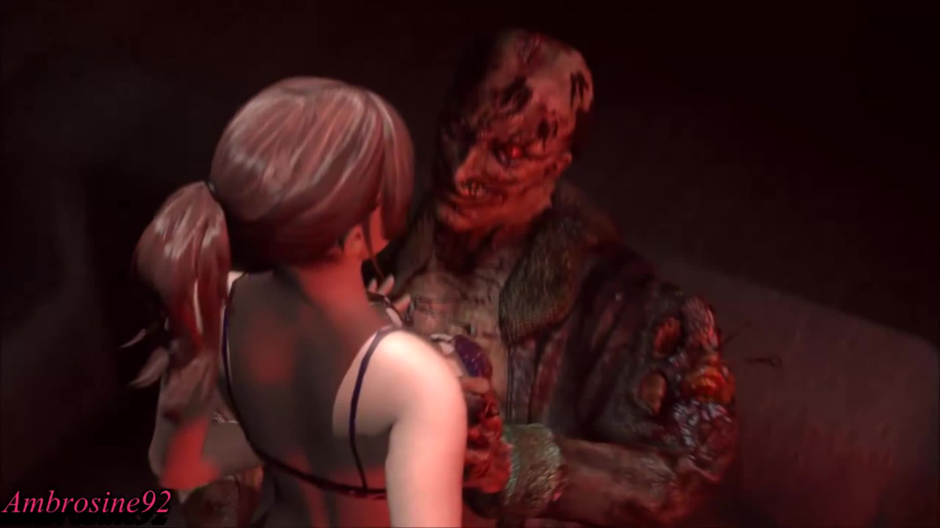 3D AmbrosineSFM Animated Claire_Redfield Resident_Evil Zombie // 1920x1080 // 12.1MB // mp4