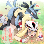Korrina Lucario_(Pokémon) Pokemon // 805x800 // 970.9KB // png