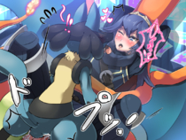 Crossover Fire_Emblem Lucario_(Pokémon) Lucina Pokemon // 1200x900 // 1.0MB // png