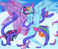 CheezayBallz My_Little_Pony_Friendship_Is_Magic Rainbow_Dash Twilight_Sparkle // 1280x1070 // 1.4MB // png