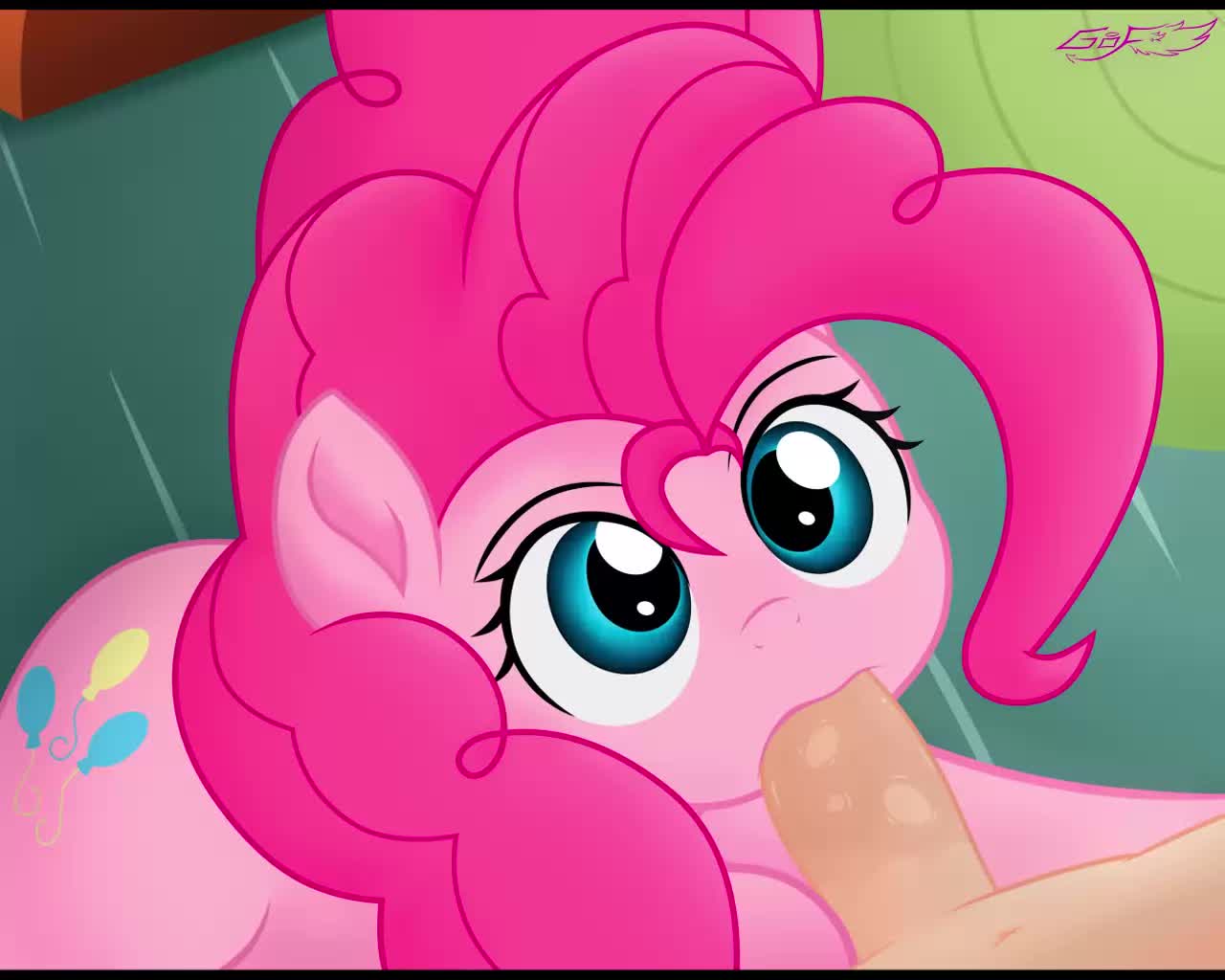 Animated My_Little_Pony_Friendship_Is_Magic Pinkie_Pie godoffury // 1x1 // 1.5MB // webm