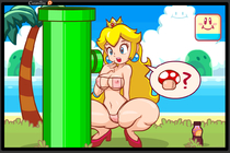 Creambee Princess_Peach Super_Mario_Bros // 1080x720 // 167.2KB // png
